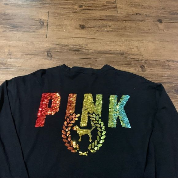 VS PINK OMBRÉ BLING RAINBOW OUTFIT SET L - Picture 5 of 12